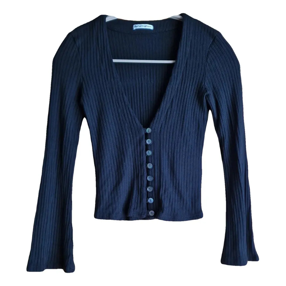 Reformation Gellar Top - S - Black - Picture 2 of 7